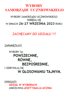 Wybory do SU 26-27 września