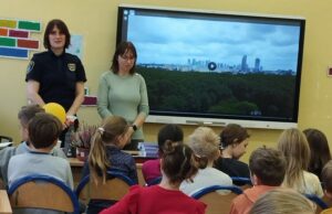 Spotkanie ze Strażą Miejską i pracownikiem WORD