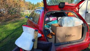 Podziękowania za udział w akcji „Pełna miska dla schroniska”