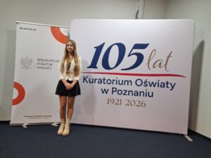 Maja Krysztofiak laureatką Wojewódzkiego Konkursu Chemicznego