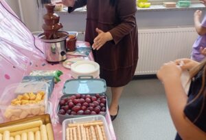 Fontanna czekolady z okazji dnia dziecka